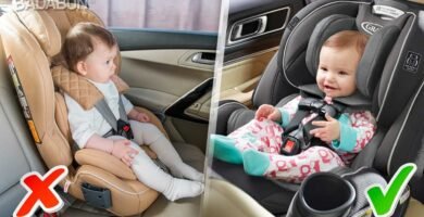 ¿Cuál es la mejor posición para una silla de bebé en el carro?