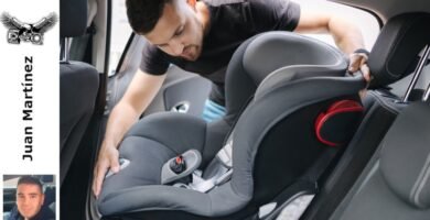 Errores legales al instalar silla de auto y normativa europea en viajes largos