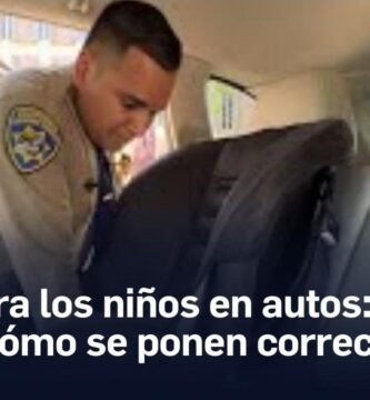 Es obligatorio el uso de requisitos legales para sillas de auto según las autoridades locales